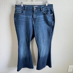 DL1961 Bridget High Rise Instasculpt Crop Bootcut Jeans Women's 18W Stretch